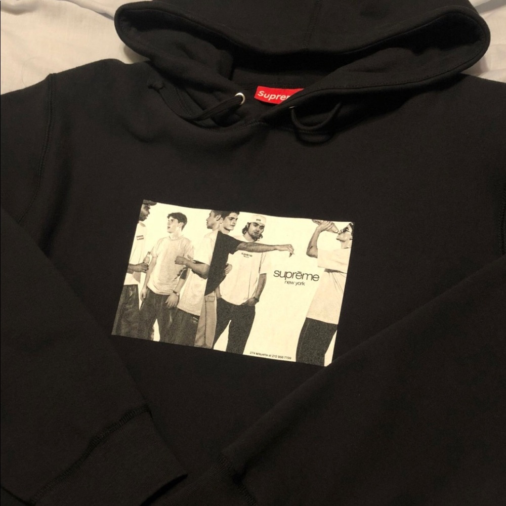 Supreme Classic Ad logo hoodie